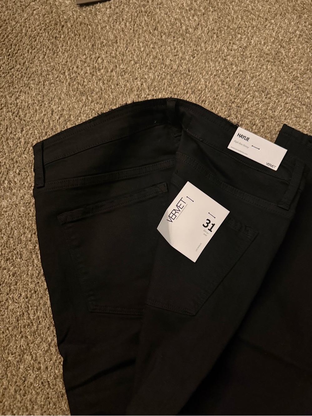 Haylie Black Skinny Jeans for Women - Size 31